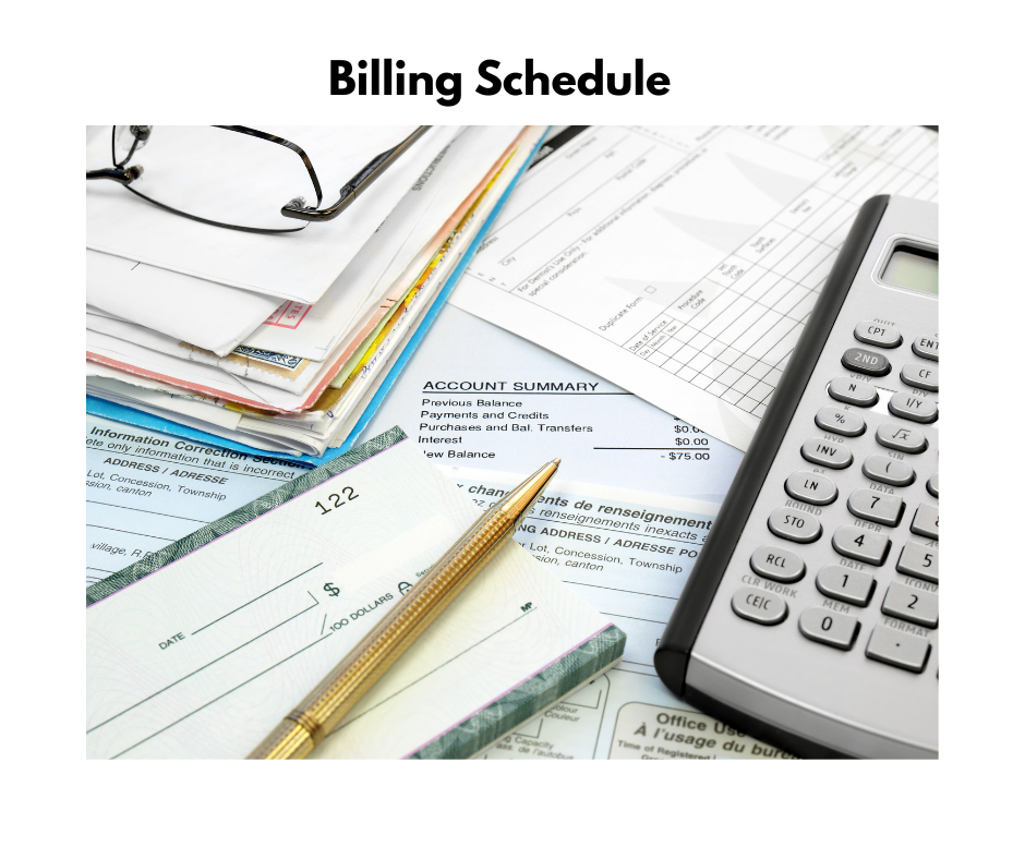 Billing Scedule